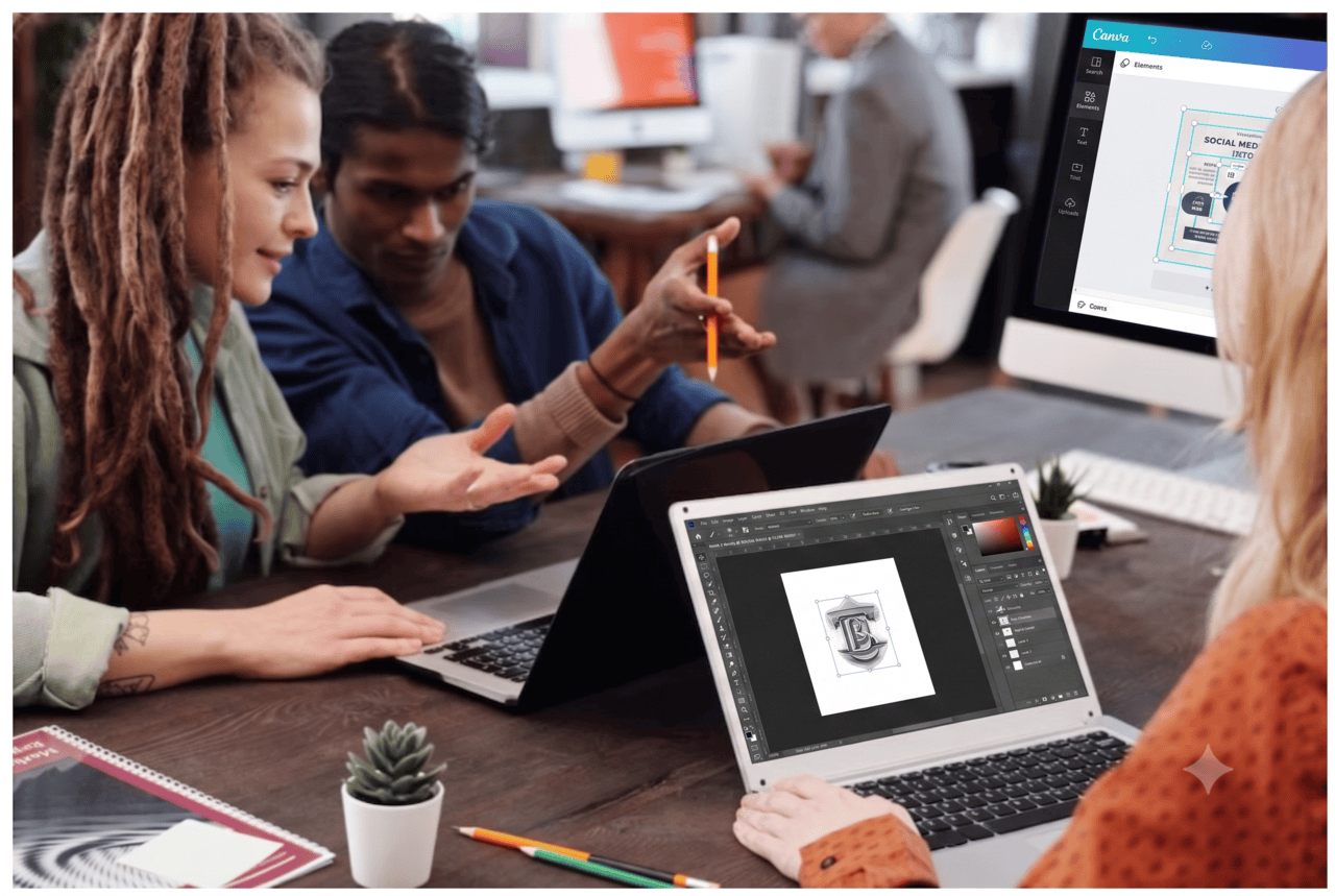 Graphic design brand identity mockups and creative assets