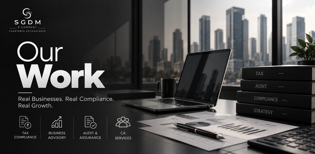 SGDM and Company website homepage overview