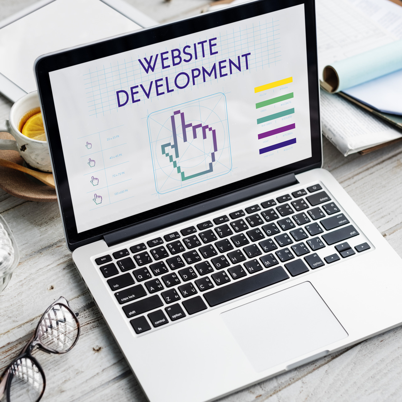 Website development company project showcase for responsive design