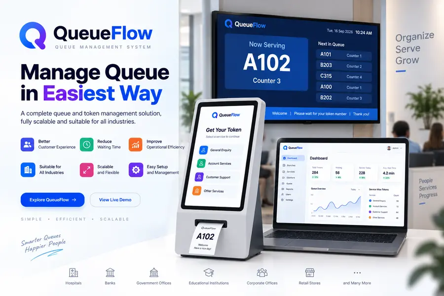 Queue Flow project preview
